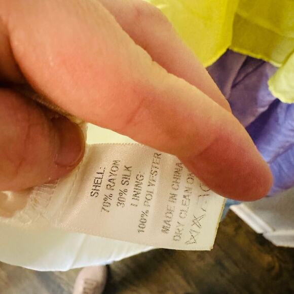 Olivia Ruben Cici Rainbow Multicolor Sleeveless Tiered Maxi Dress Size 8 - Picture 15 of 16